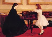 Whistler, James Abbottb McNeill - At the Piano